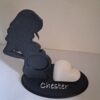 Gepersonaliseerd zwangerschapsbeeldje met babyfoto