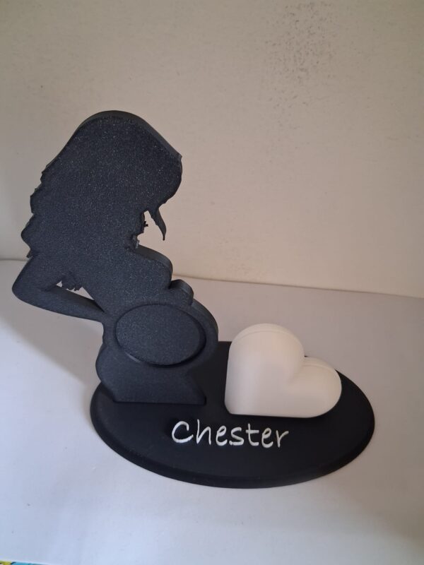 Gepersonaliseerd zwangerschapsbeeldje met babyfoto