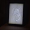 Gepersonaliseerde 3D fotolamp met eigen foto van Customiz3D