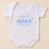 Gepersonaliseerde babyromper epersonaliseerde babyromper met naam en geboortedatum