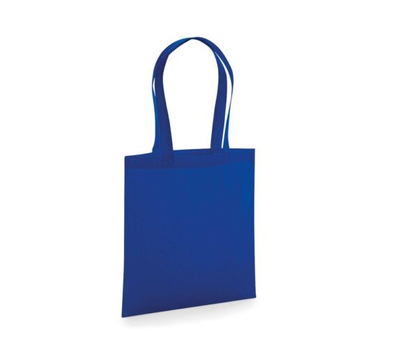 wm261-bright-royal Gepersonaliseerde shopper met eigen tekst of ontwerp